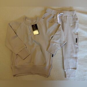Little Bipsy Grey Sweatshirt and Jogger Set
